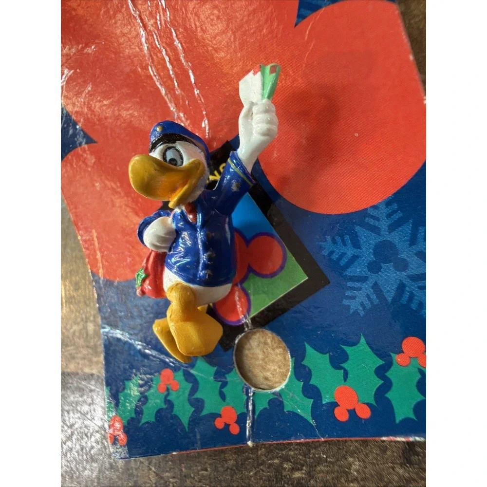 Vintage Disney Mickey Unlimited Mini Christmas 2 Ornaments Goofy & Donald Duck